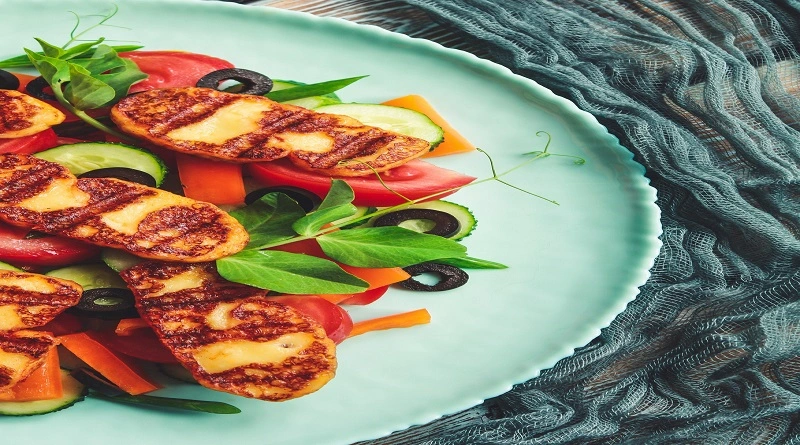 Grilled halloumi